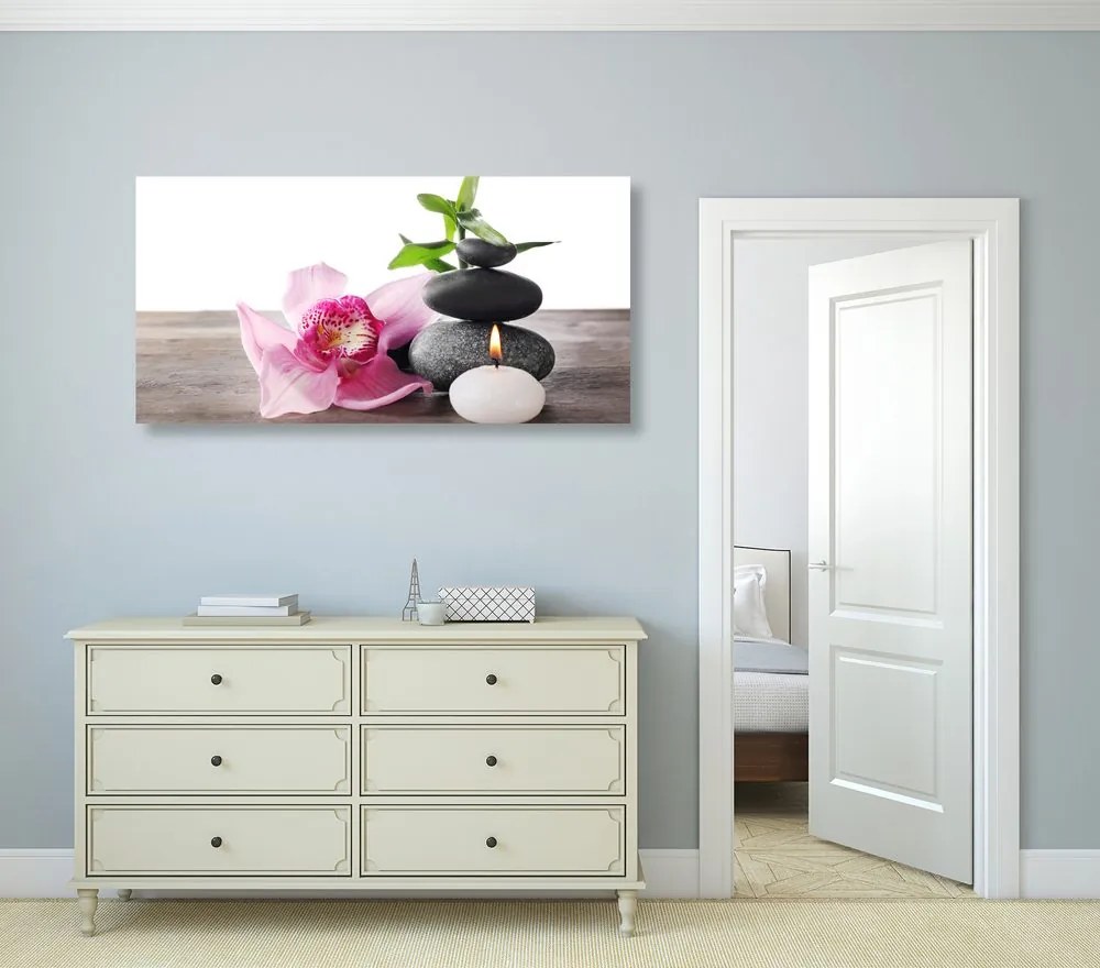 Quadro su tela – Natura morta zen armoniosa