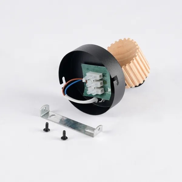 Brilagi - Faretto da parete ODENSE 1xE14/10W/230V legno/nero