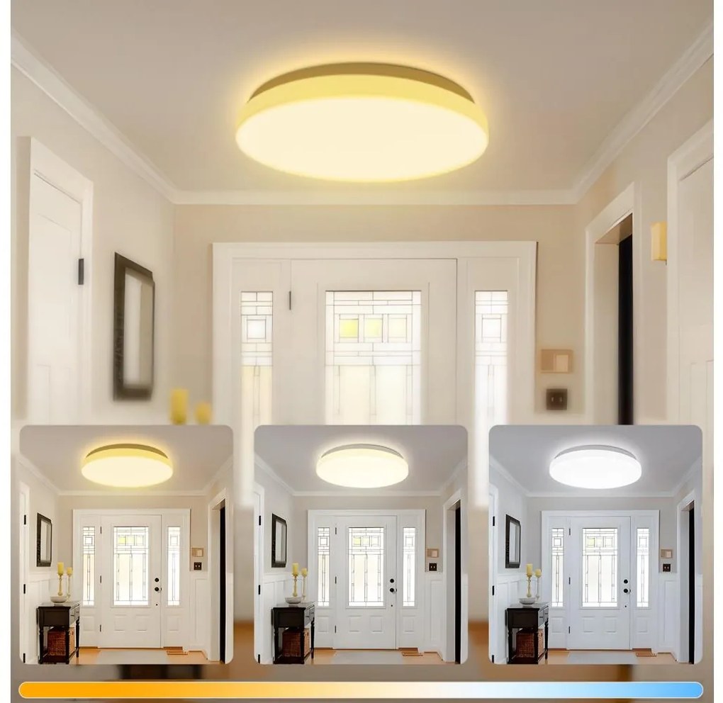 Brilagi - Plafoniera LED MILKY WAY LED/24W/230V 3000/4000/6500K Ø 38 cm