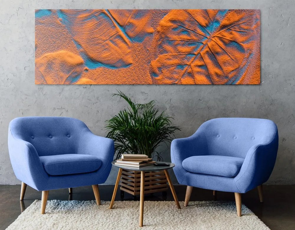 Quadro su tela – Texture interessante delle foglie