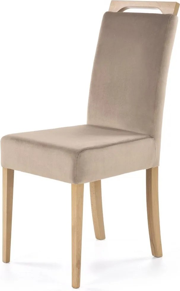 Sedia Clarion beige/grigio miele Monolith 09