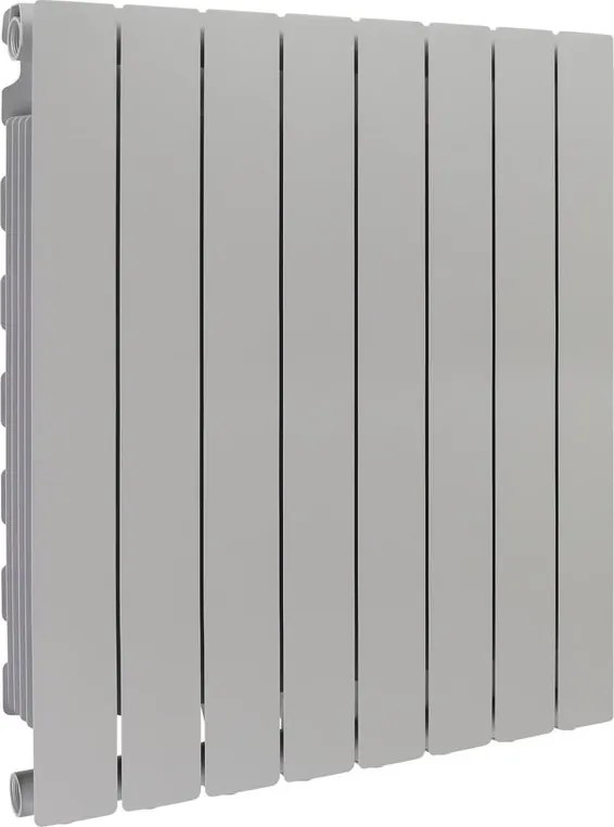 Termosifone in alluminio 8 elementi interasse 700 mm PRODIGE MODERN silver
