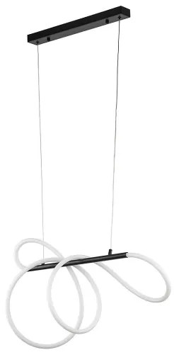 Lampadario LED a sospensione su cavo FLEXI LED/36W/230V 4000K nero