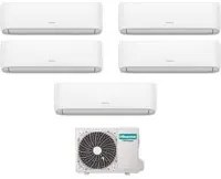 Climatizzatore Condizionatore Hisense Penta Split Inverter Serie Hi COMFORT 9+9+9+9+9 con 5AMW125U4RTA R-32 Wi-Fi integrato 9000+9000+9000+9000+9000 - Novit