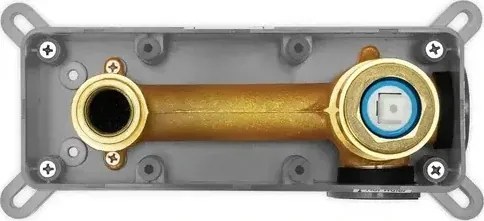 REA-B4600 - Miscelatore da lavabo per installazione ad incasso LUNGO, finitura rame spazzolato