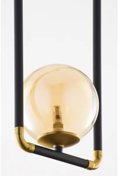 Jupiter 2024 - Lampadario a sospensione con filo ZAFRA 1xG9/10W/230V nero/oro/beige