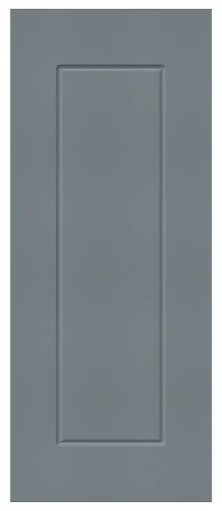 Pannello per porta d'ingresso P010 pellicolato pvc grigio L 92  x H 210.5 cm, Sp 6 mm apertura reversibile