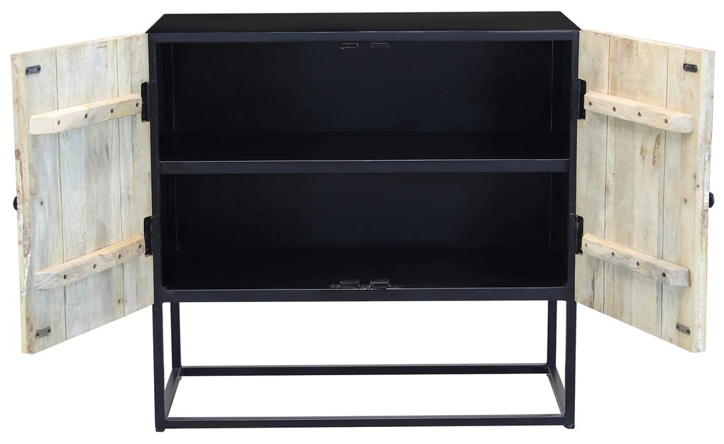 SPIRAL - madia 2 ante legno e ferro