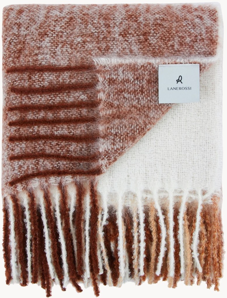 Plaid in mohair Degradé