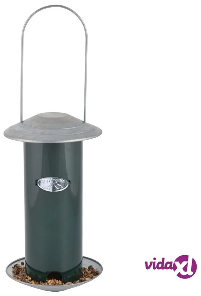 Esschert Design Distributore di Semi per Uccelli Verde