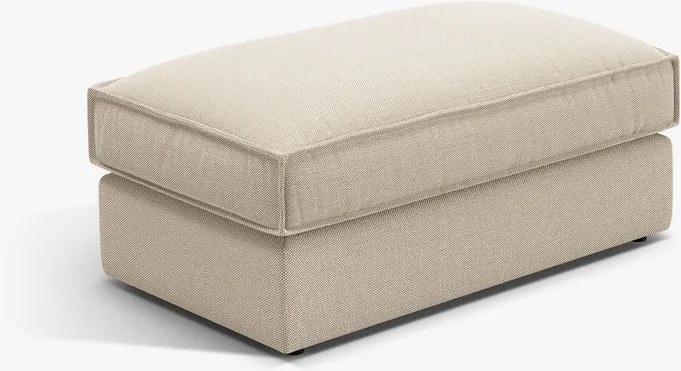 Pouf modulare Pola in tessuto strutturato – 103x54x44 cm