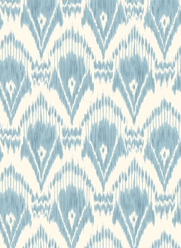 GP & J Baker Carta da parati Zaraband - Soft Blue