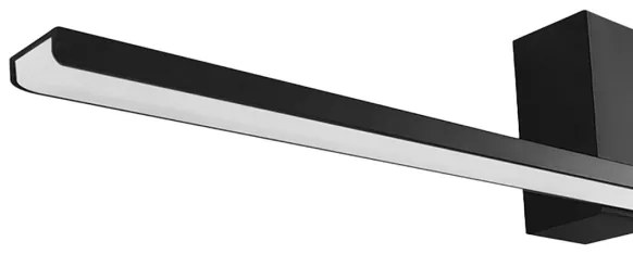 Illuminazione a LED per specchi da bagno ARTEMIS LED/13,8W/230V 4000K 60 cm IP44 nero