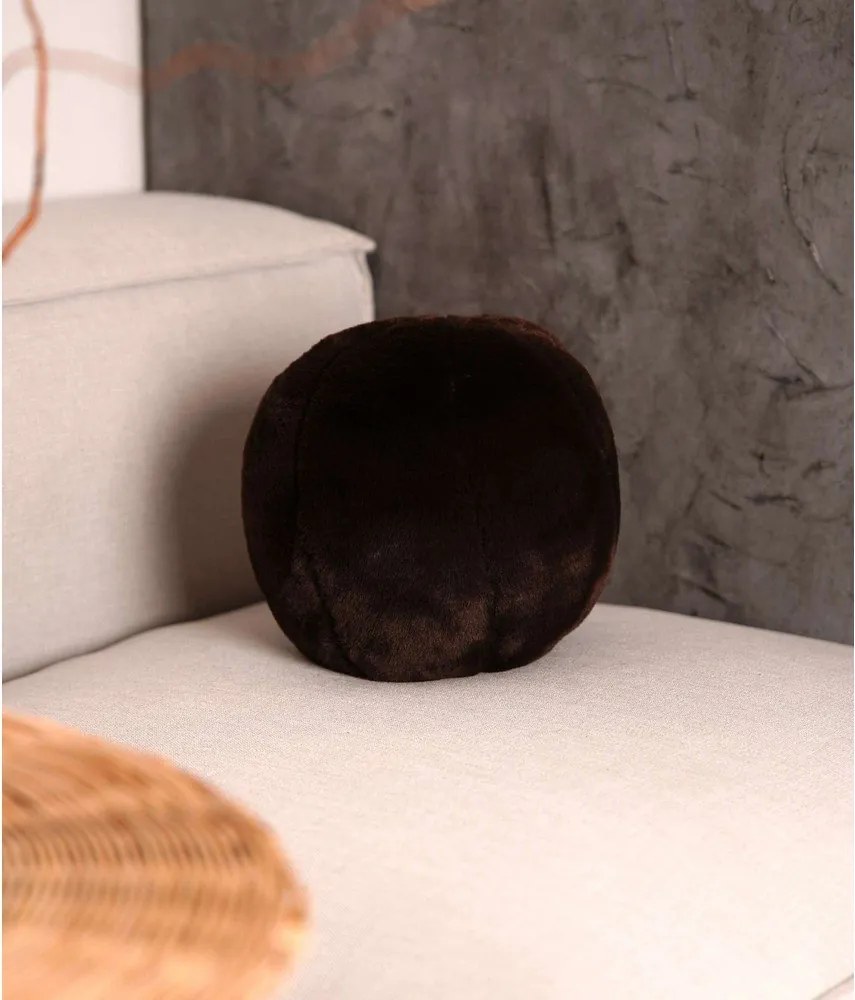 Cuscino decorativo in micropile ø 25 cm Top – Mioli Decor