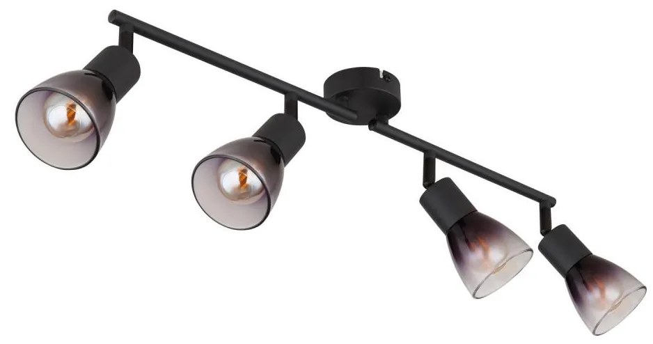 Globo 54312-4 - Faretto SATELLA 4xE14/25W/230V nero