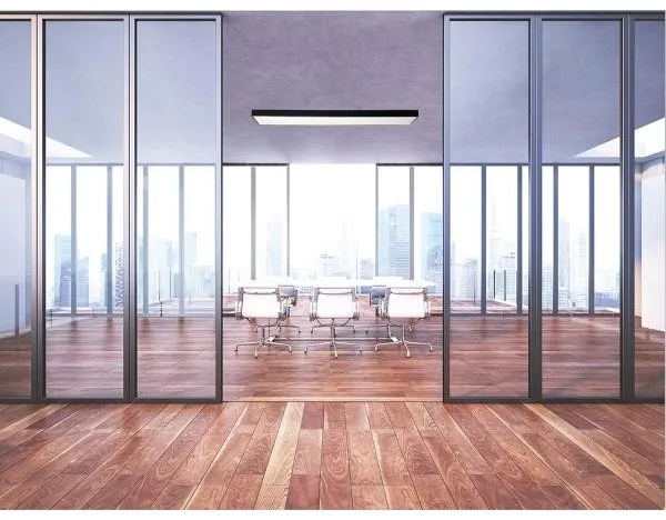 Plafoniera LED LED/32W/230V 4000K 120x13 cm nero