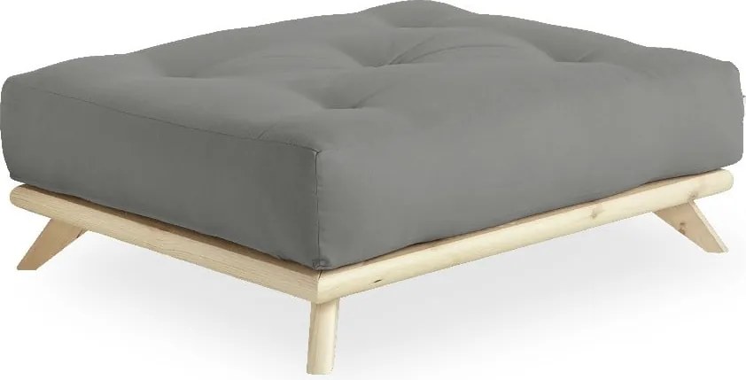 Poggiapiedi Naturale Chiaro/Grigio Senza - Karup Design