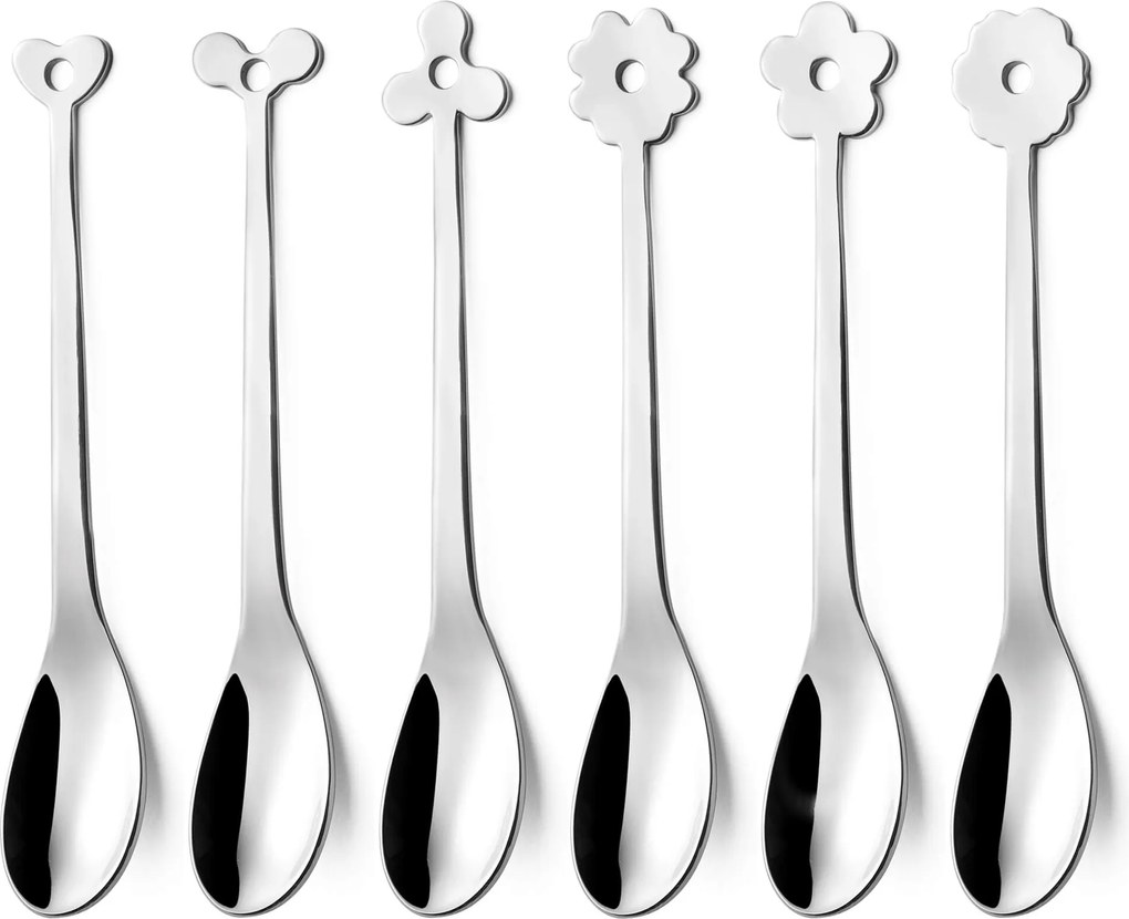 Set di Cucchiaini Espresso 6 Pezzi in Acciaio Eme Cadeau...