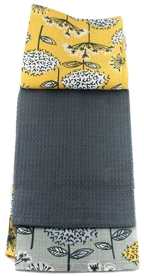 Set di strofinacci in cotone 3 pz 45x65 cm Retro Meadow – Cooksmart ®