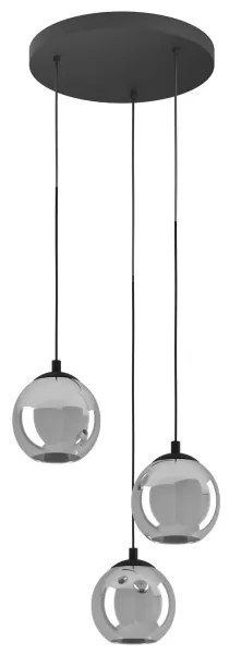 Eglo 98653 - Lampadario a sospensione con filo ARISCANI 3xE27/40W/230V