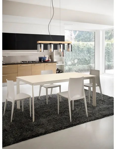 Redo 01-3986 - Lampadario a sospensione con filo ROTIS 4xE27/15W/230V