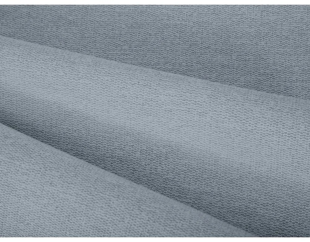 Letto matrimoniale imbottito azzurro con contenitore con griglia 180x200 cm Casey - Mazzini Beds