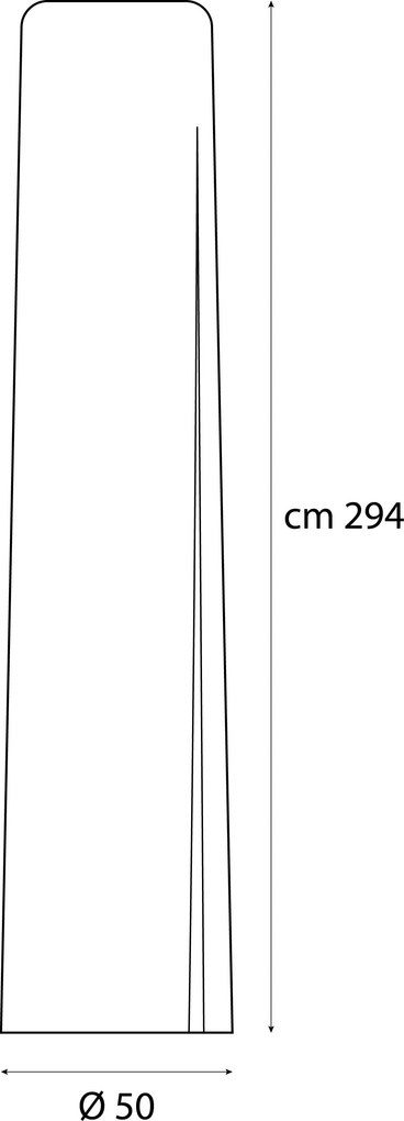 Custodia per Ombrellone da Giardino a Sbalzo 3x4m in Poliestere Marrone...