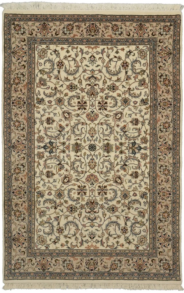 Sarouk Tappeto orientale 120x180 Beige (Indian) Annodato A Mano