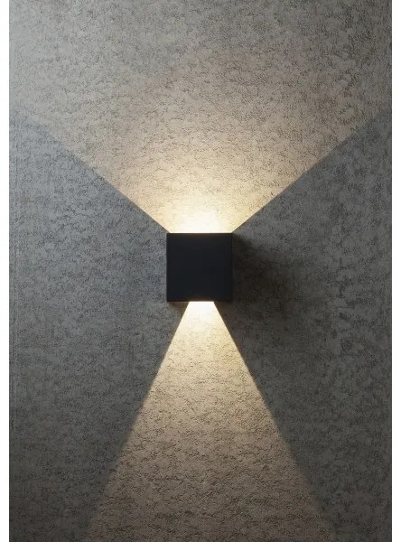 Redo 90296 - Applique LED da esterno VARY 2xLED/10W/230V IP54 antracite