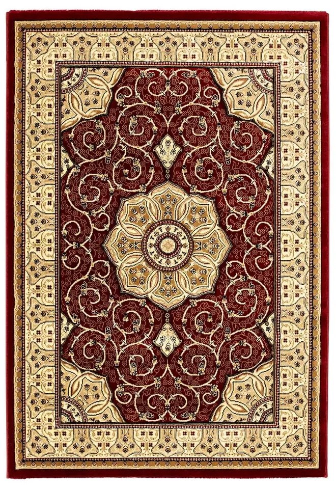 Tappeto rosso Heritage, 140 x 80 cm - Think Rugs