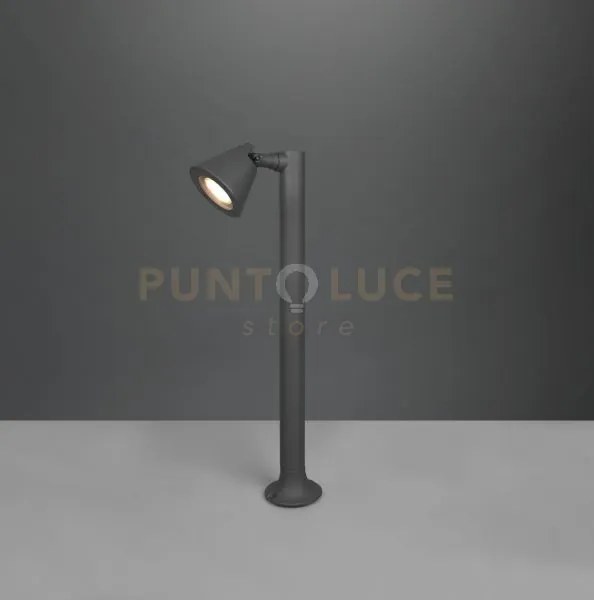 Kaveri palo da esterno cono fusione alluminio antracite h. 60cm ip4...