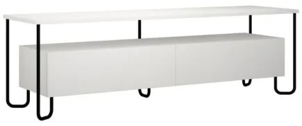 Mobile TV Da Terra 150 Cm A 2 Ante Cornea Bianco