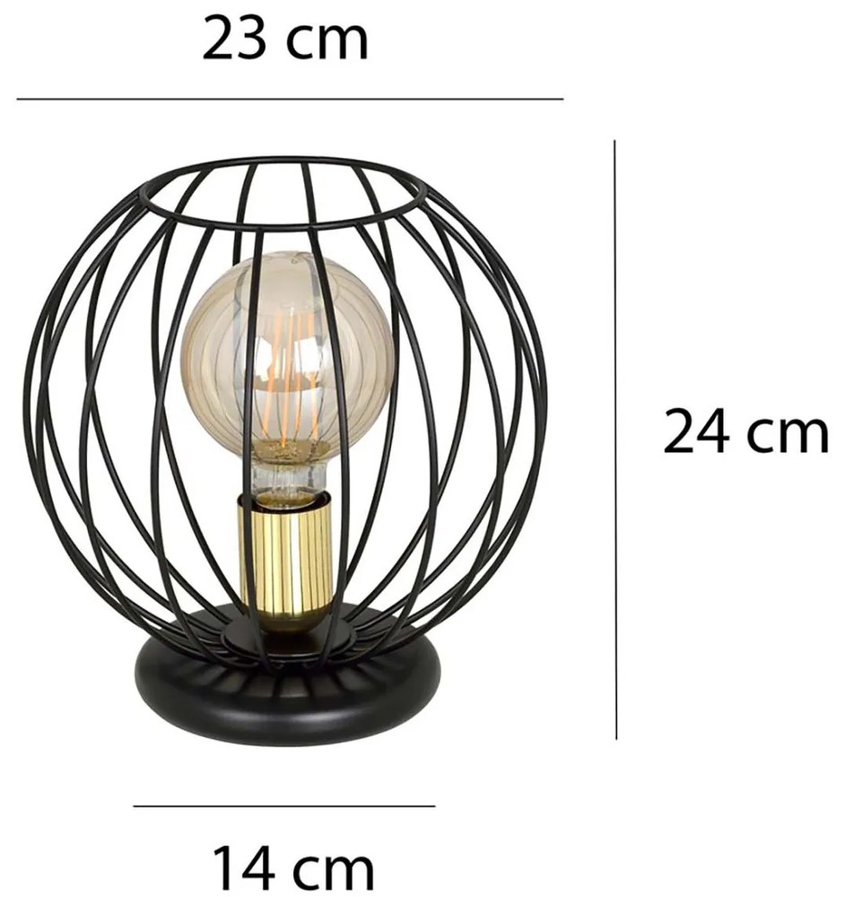 Lampade Da Scrivania Contemporaneo Omoikane Acciaio Nero 1 Luce E27 Ip20