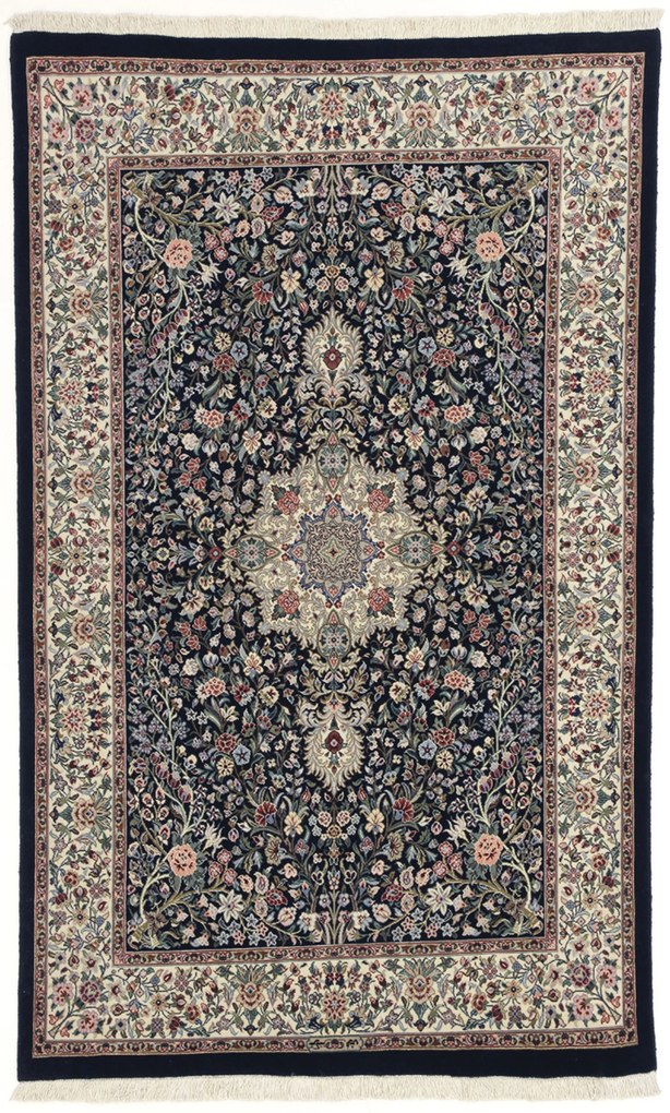 Isfahan Tappeto 100x170 (Iran) Annodato A Mano