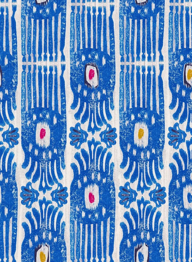Mindthegap Carta da parati Ikat - Carnival