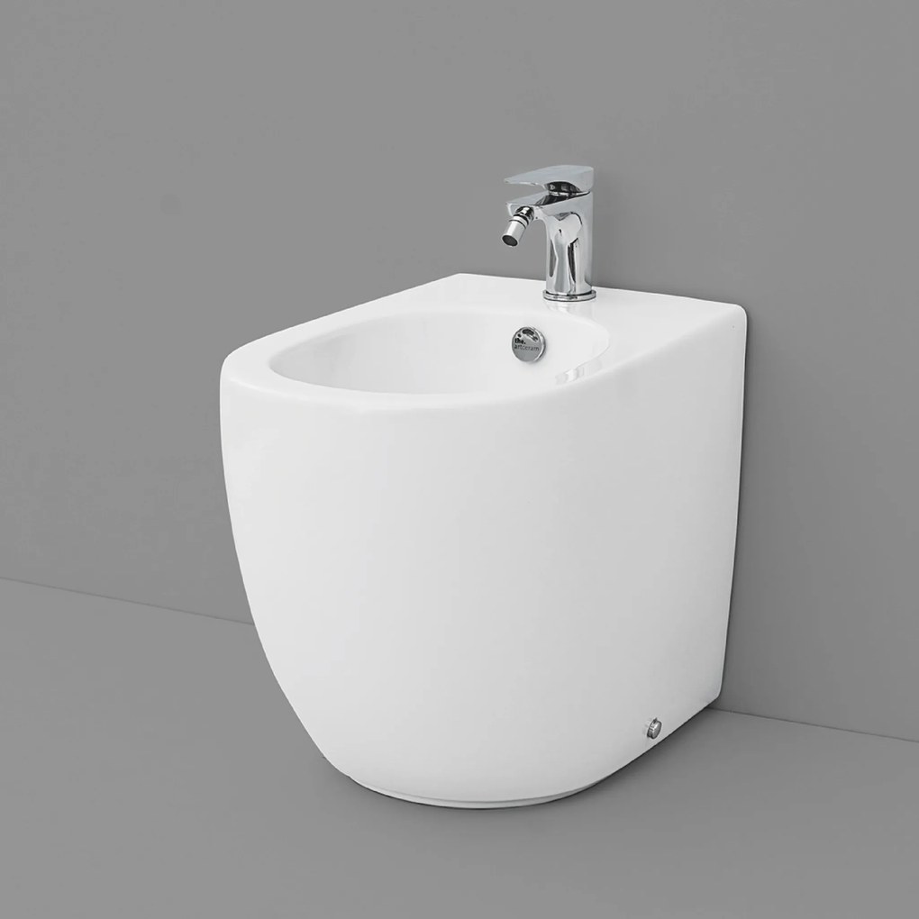 Bidet a Terra The ArtCeram "File 2.0" Bianco Lucido