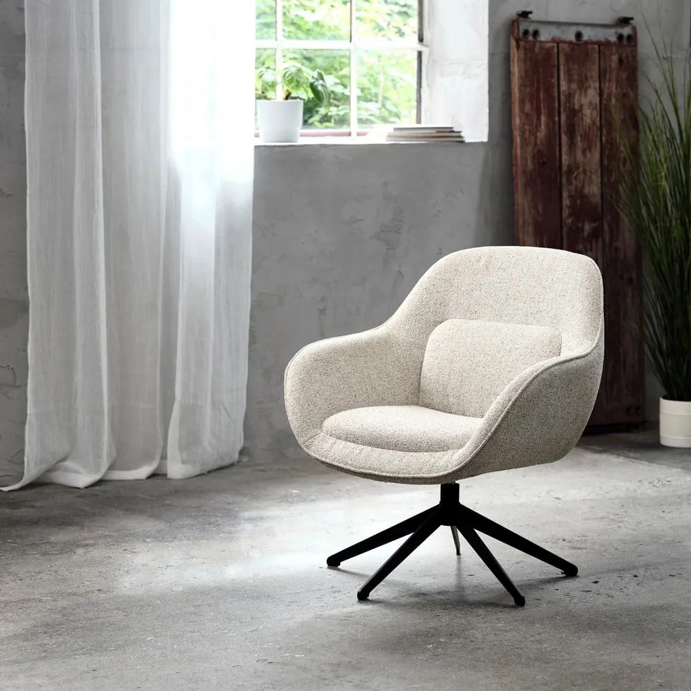 Poltrona beige Lynn – Unique Furniture
