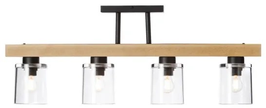 Lampadario a plafone RUSTIC RADIANCE 4xE27/60W/230V