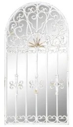 Specchio da parete DKD Home Decor Metallo Bianco Finestra (55 x 3 x 103,5 cm)