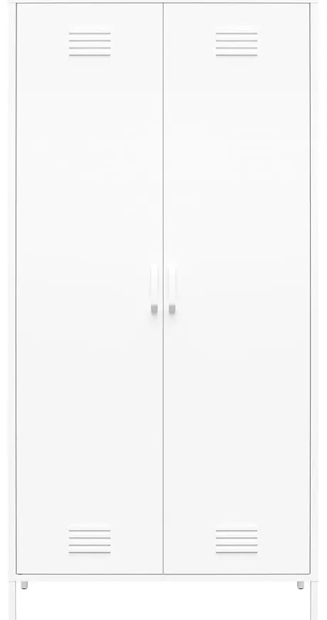 Armadio in metallo bianco 90x185 cm Mission District - Støraa