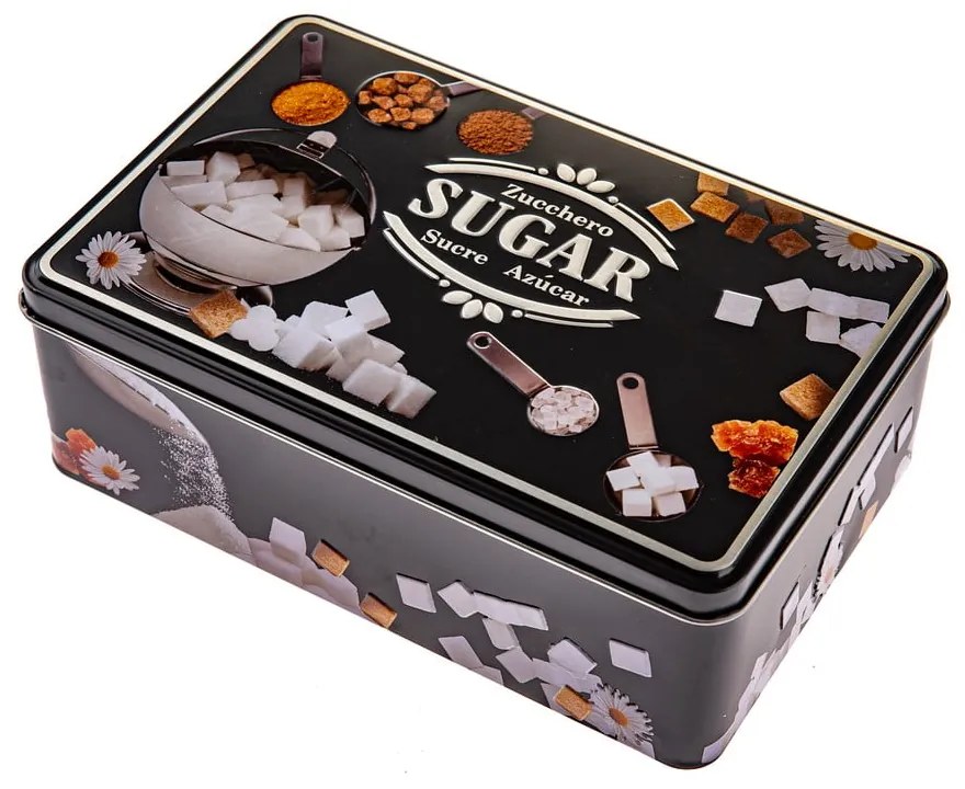 Contenitore per alimenti in metallo per lo zucchero Black3D – Dakls