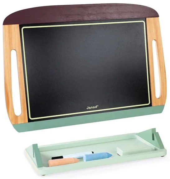 Janod - Lavagna magnetica da tavolo verde/marrone