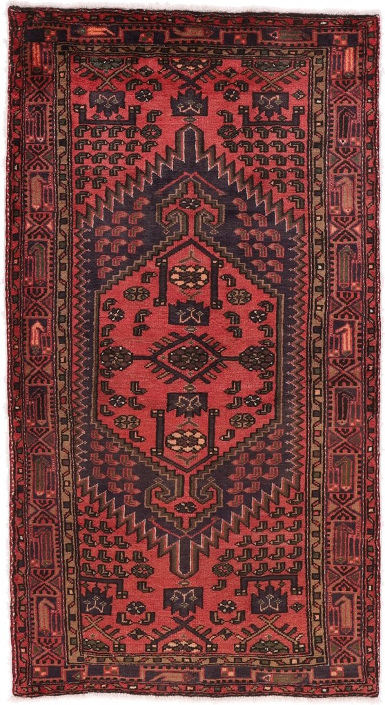 Hamedan Tappeto persiano 220x120 (Iran) Annodato A Mano