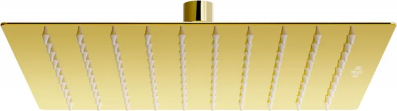 Mexen Slim soffione doccia 25 x 25 cm, oro - 79125-50