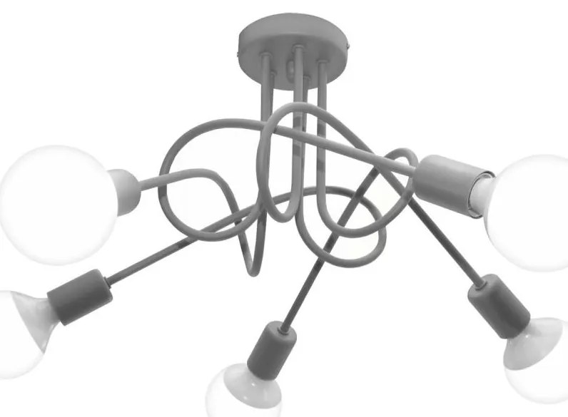 Lampadario da parete per bambini OXFORD 5xE27/15W/230V