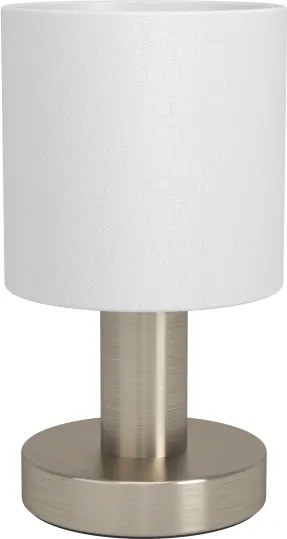 Eglo 31841 - Lampada da tavolo MONTETTO 1xE14/40W/230V bianca/cromo opaco