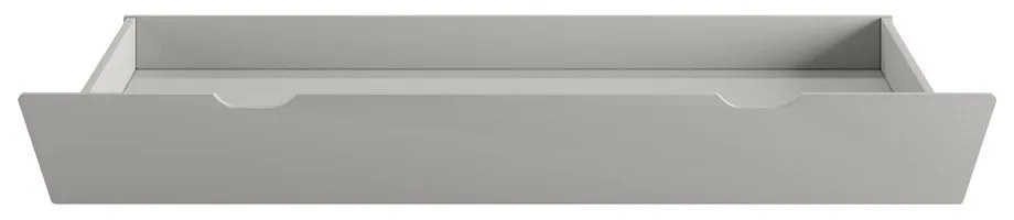 Cassetto grigio sotto il letto per bambini 90x200 cm Swing - Pinio