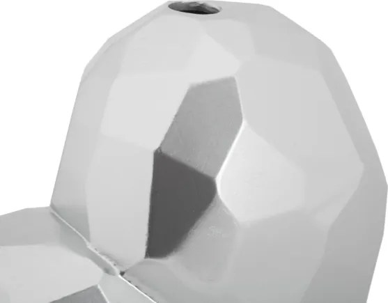 Vaso Heart Silver Cm 19X9X18