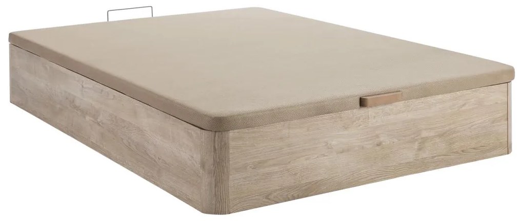 Rete letto contenitore Colore quercia - 160 x 200 cm - HESTIA di DREAMEA PLAY
