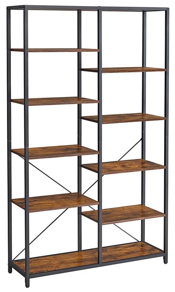 Libreria NAVARO marrone/nera